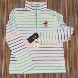 Ralph Lauren RLX Kiawah Ocean Course Quarter Zip Tennis / Golf NWT Girls XL